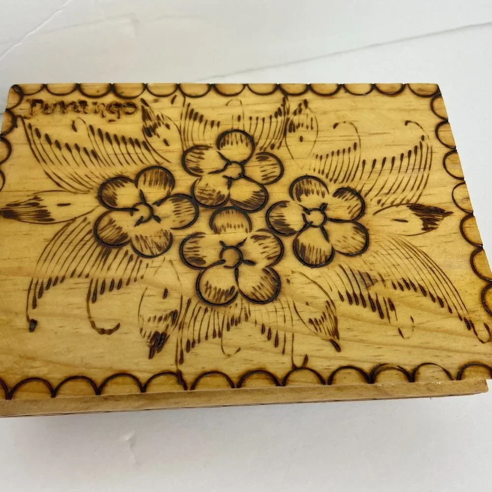 Vintage wooden jewelry